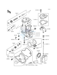 ZX 750 N [NINJA ZX-7RR] (N1-N2) [NINJA ZX-7RR] drawing CARBURETOR PARTS