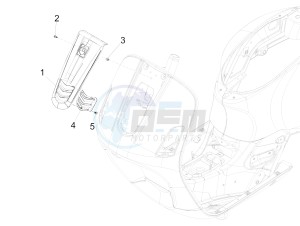 GTS 300 ie ABS (APAC) drawing Front shield