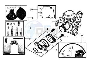 JOYRIDE EU2 - 125 cc drawing CARBURETTOR