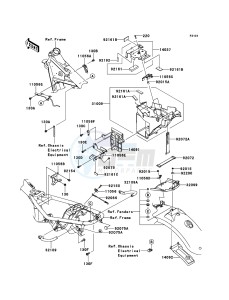 W800 EJ800ADF GB XX (EU ME A(FRICA) drawing Frame Fittings