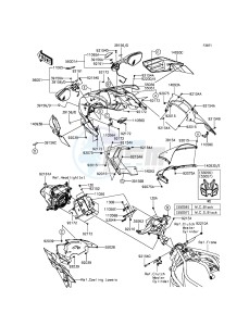 NINJA H2 ZX1000NFF XX (EU ME A(FRICA) drawing Cowling