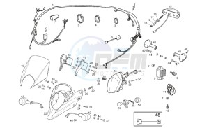 SMT 50 drawing Lights - Electrical system