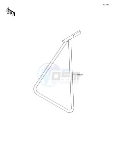 KX450F KX450HHF EU drawing Stand(s)