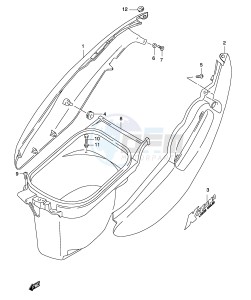 AY50 (P19) katana drawing FRAME COVER (MODEL K1)