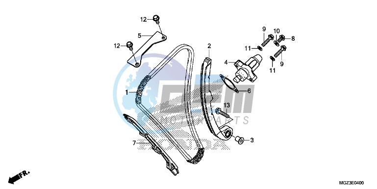 CAM CHAIN/TENSIONER