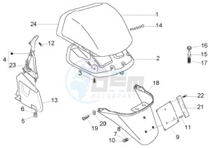 X8 125 PM36200-PM36300 drawing Rear coverings