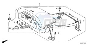 GL1800A NZ - (NZ) drawing AIRBAG MODULE