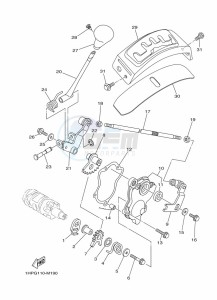 YFM700FWAD GRIZZLY 700 EPS (BLTL) drawing SHIFT SHAFT