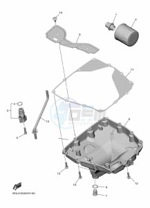 YZF1000D YZF-R1M (B4SJ) drawing OIL CLEANER