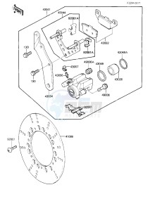 ZN 1300 A [VOYAGER] (A5-A6) [VOYAGER] drawing REAR BRAKE