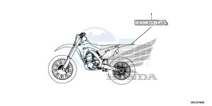 CRF450R Europe Direct - (ED) drawing MARK