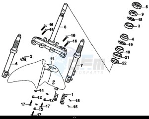 SYMPHONY CARGO 125I (AY12W9-EU) (L7-M0) drawing STEERING STEM FRONT CUSHION