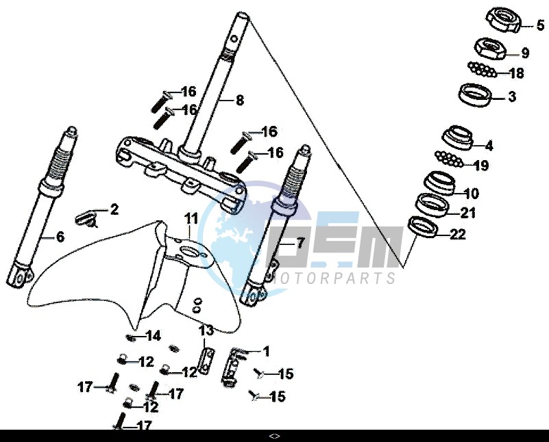 STEERING STEM FRONT CUSHION