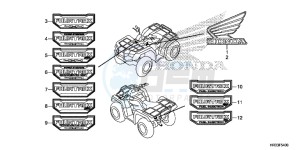 TRX420FE1E TRX420 Europe Direct - (ED) drawing MARK