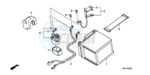 CBR1000RR9 France - (F / MK) drawing BATTERY (CBR1000RR)