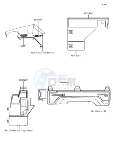 MULE PRO-DX KAF1000EHF EU drawing Decals