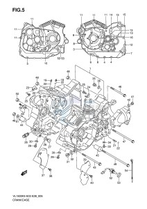 VL1500 (E3-E28) drawing CRANKCASE