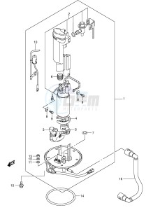 SV1000 (E2) drawing FUEL PUMP (MODEL K3 K4)