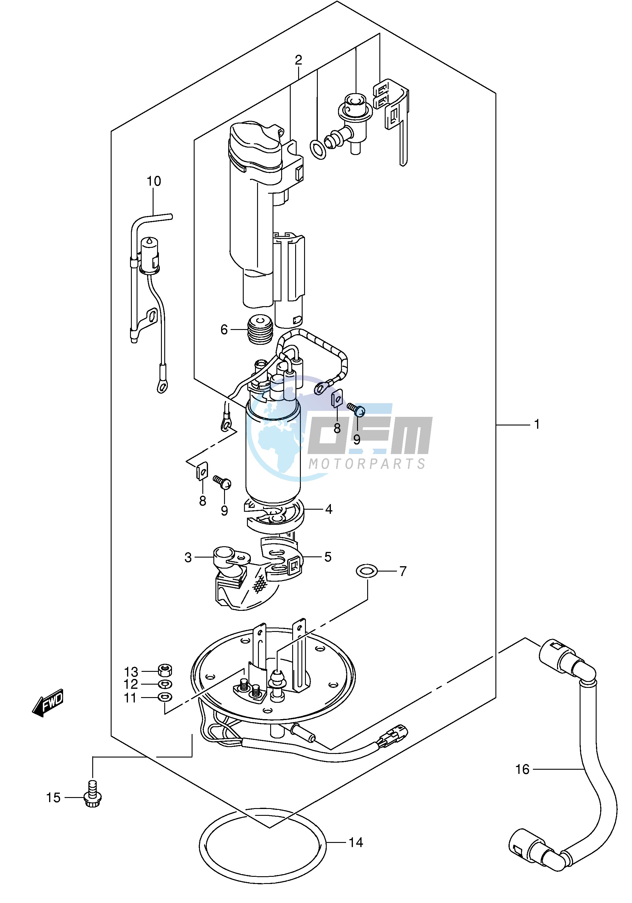 FUEL PUMP (MODEL K3 K4)