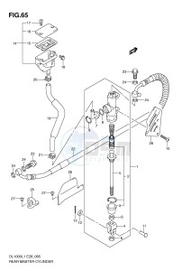 DL1000 (E28) V-Strom drawing REAR MASTER CYLINDER