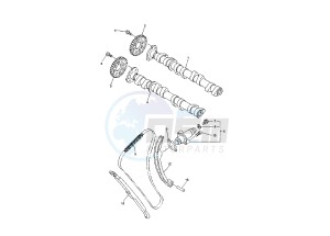 FZ6 600 drawing CAMSHAFT- CHAIN