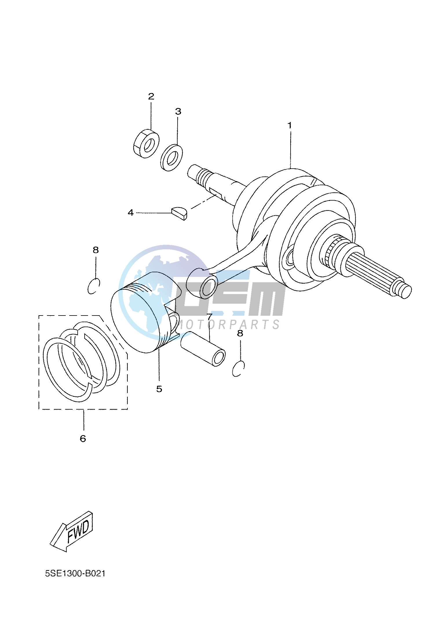 CRANKSHAFT & PISTON