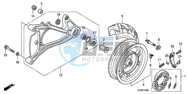 REAR WHEEL/SWINGARM