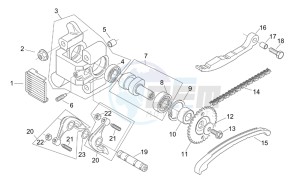 Mojito 125 drawing Timing system