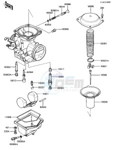 KZ 305 A [CSR] (A1-A2) [CSR] drawing CARBURETOR PARTS