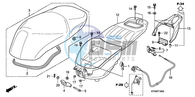 SEAT/LUGGAGE BOX