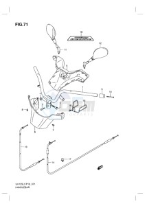 UH125ZE BURGMAN EU drawing HANDLEBAR