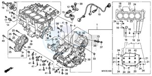 CB1000R9 UK - (E / MPH) drawing CRANKCASE