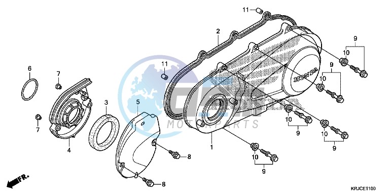 LEFT CRANKCASE COVER