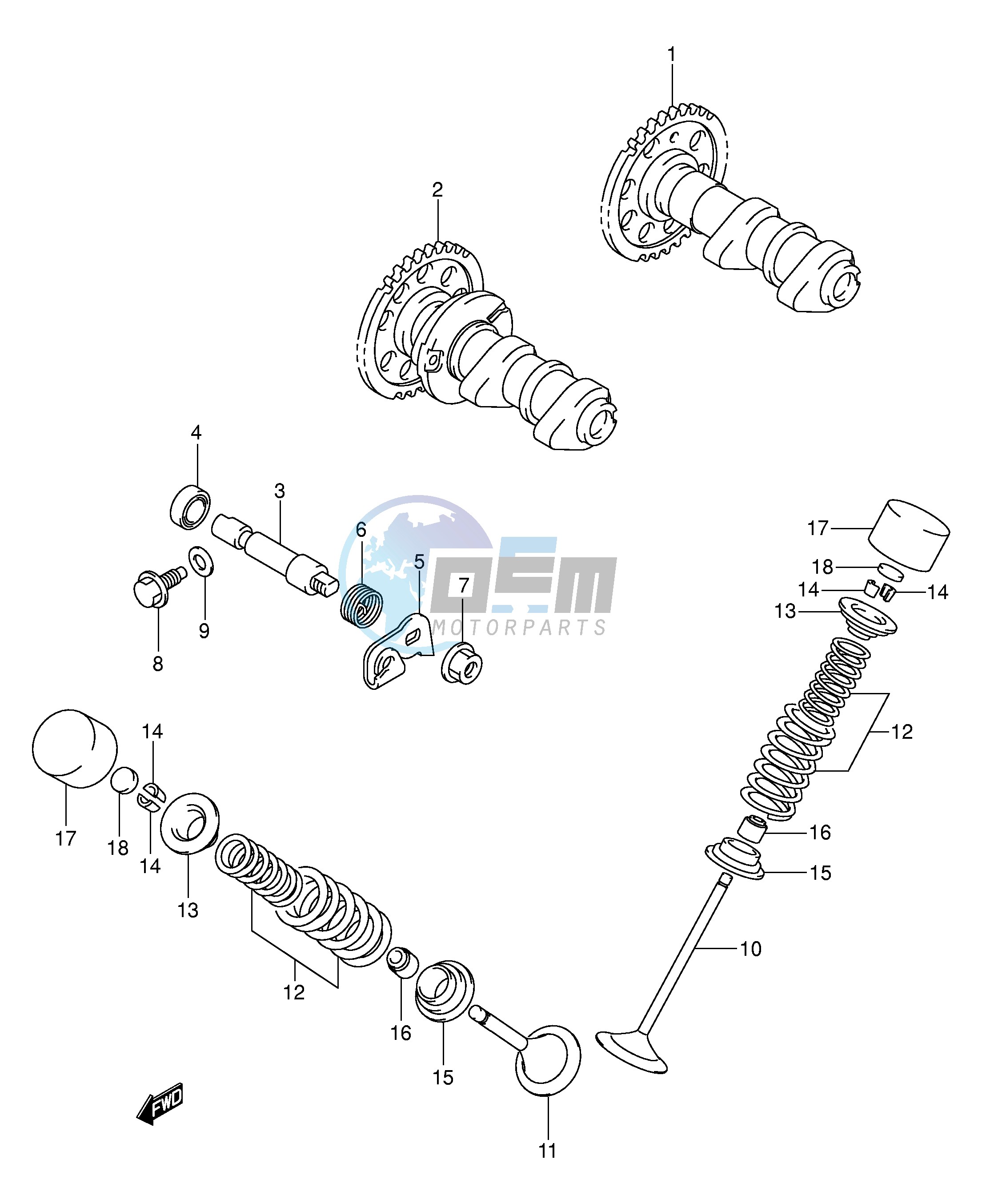 CAM SHAFT - VALVE