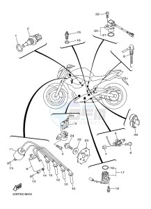 XJ6N 600 XJ6-N (NAKED) (20SL 20SM) drawing ELECTRICAL 1