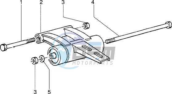 Swinging arm