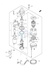 DF 9.9 drawing Starting Motor