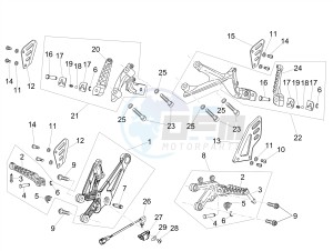 RSV4 1100 RACING FACTORY E4 ABS (NAFTA) drawing Foot rests