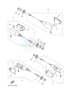 YB125 (2CS9) drawing FLASHER LIGHT