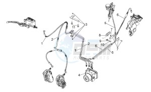 Shiver 750 drawing ABS Brake system