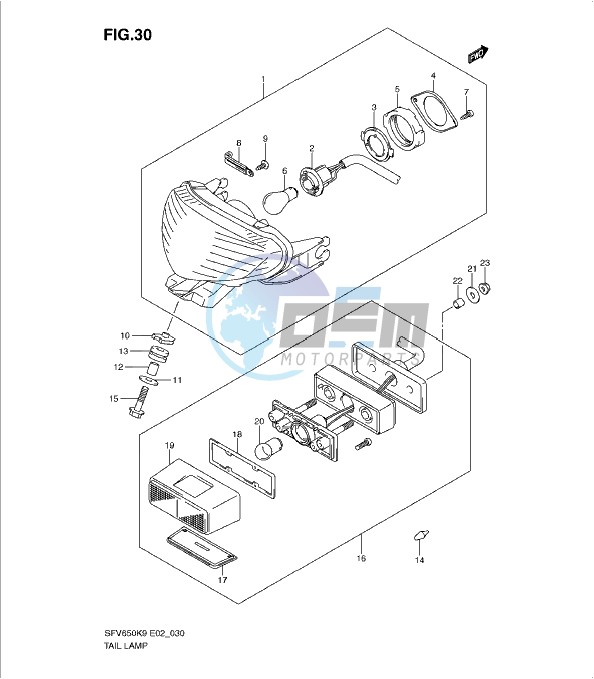 REAR COMBINATION LAMP