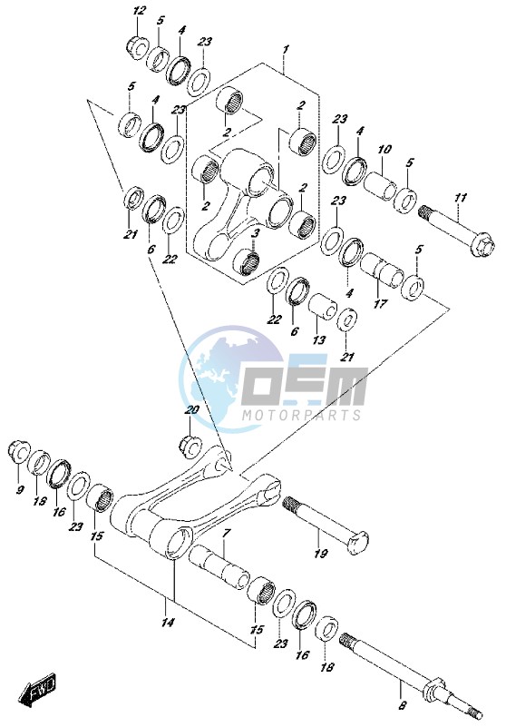 REAR CUSHION LEVER