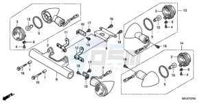 VT750CA9 UK - (E / MKH ST) drawing WINKER