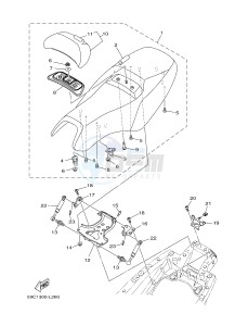 XP500 T-MAX 530 (59CM) drawing SEAT