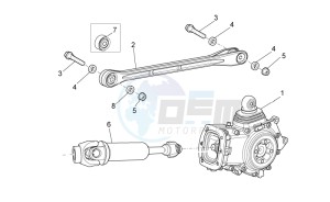 Norge 1200 IE 8V Polizia Stradale drawing Transmission complete