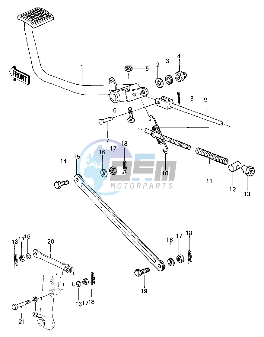 BRAKE PEDAL_TORQUE LINK -- 80 B1- -