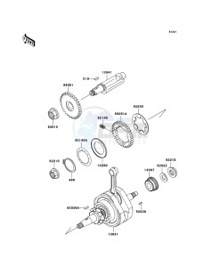 ELIMINATOR 125 BN125-A8 GB XX (EU ME A(FRICA) drawing Crankshaft