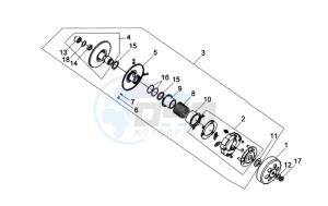 VS125S drawing CLUTCH