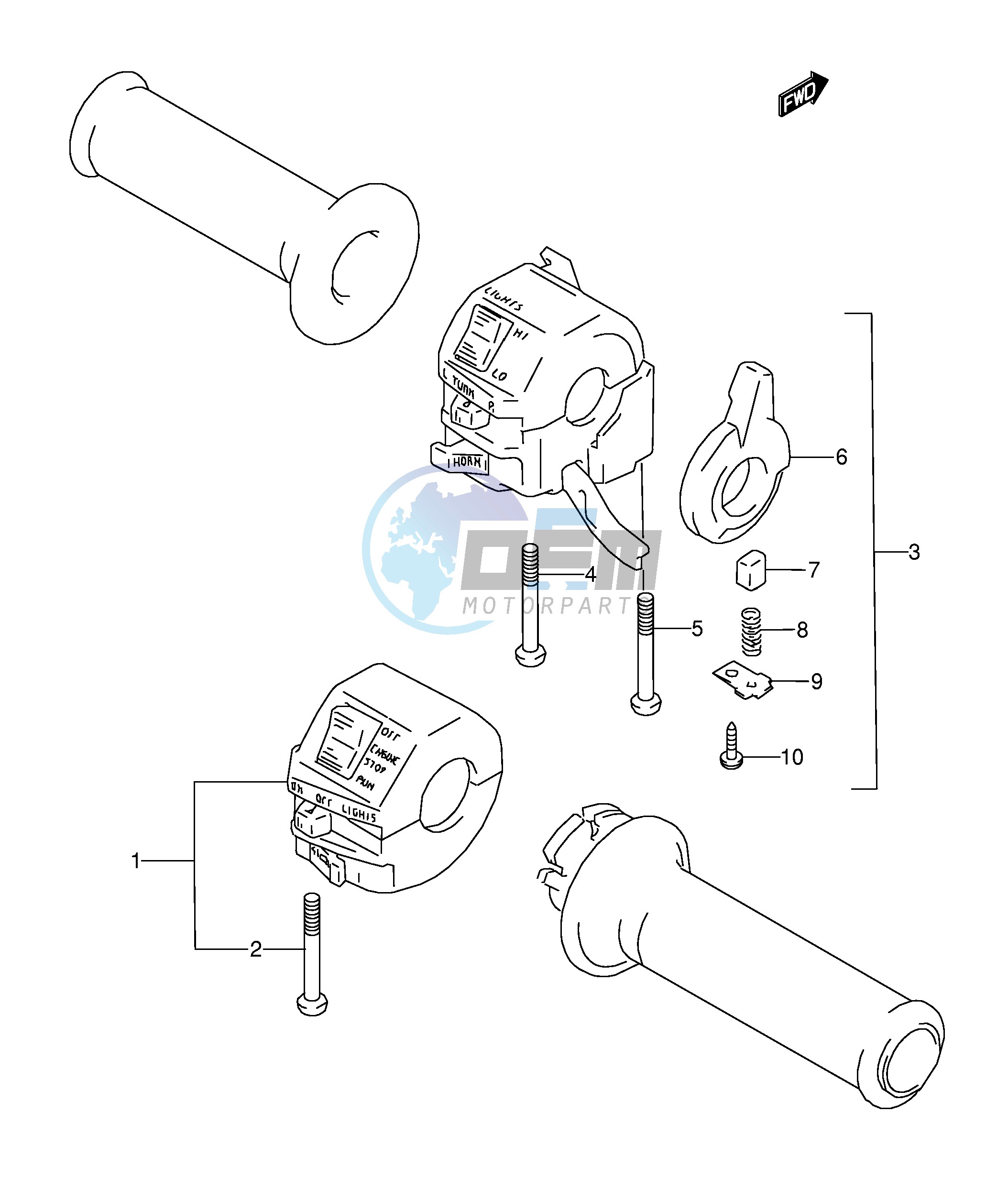 HANDLE SWITCH (MODEL T)