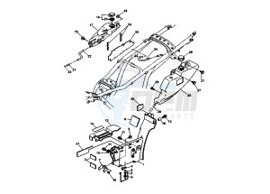 DT RE 125 drawing OIL TANK